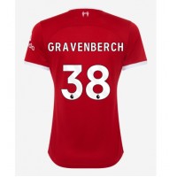 Fotbalové Dres Liverpool Ryan Gravenberch #38 Dámské Domácí 2023-24 Krátký Rukáv